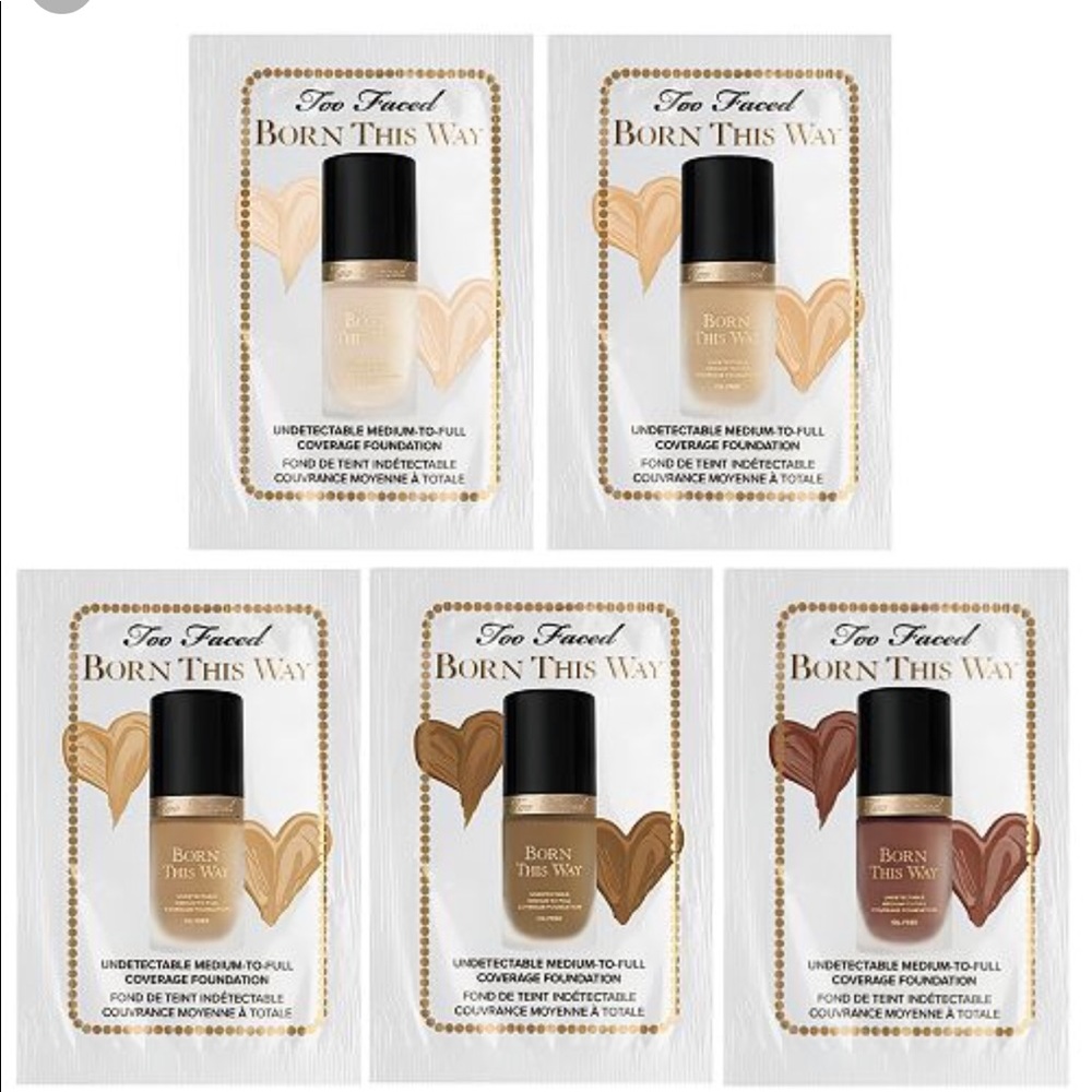 Too faced BTW sample packets (25) Sand